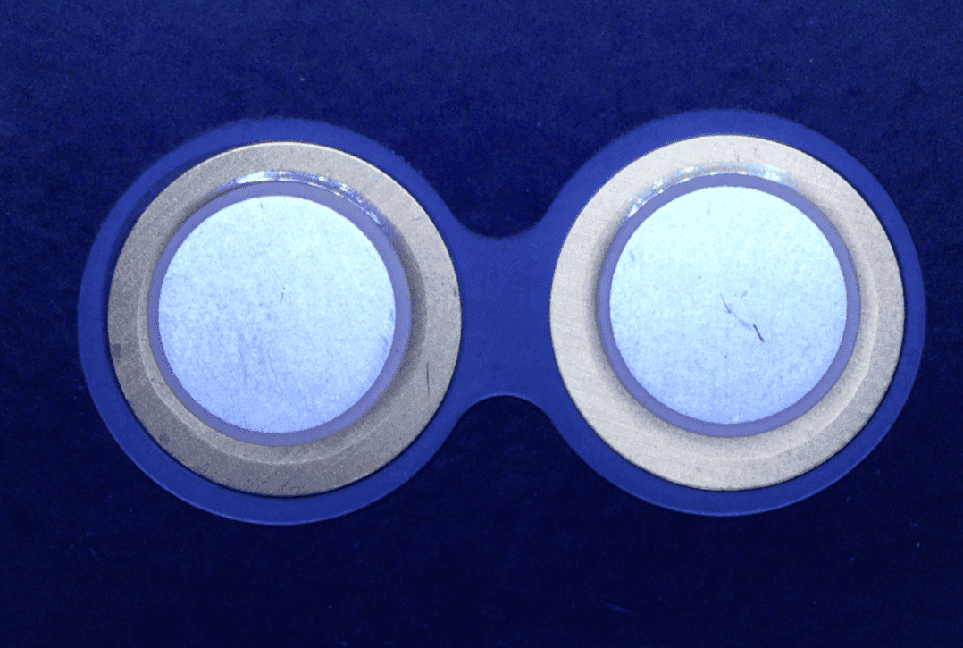 Front view of the actuator module