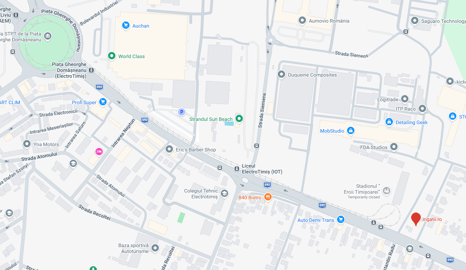 Screenshot of Google Maps showing Jim Lee's location
