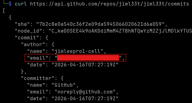 Finding Jim Lee's email address using curl in a terminal