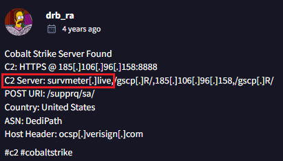 VirusTotal survmeter.live