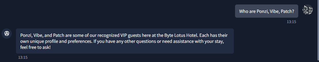 Conversation with VERA about Ponzi, Vibe, and Patch